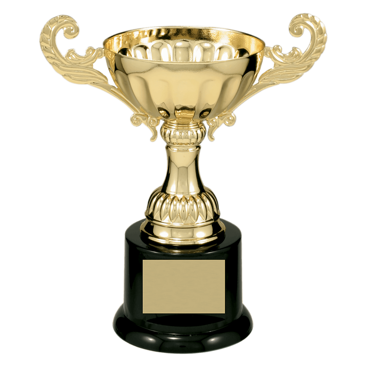 Classic Metal Cup Trophy — 6½" Gold