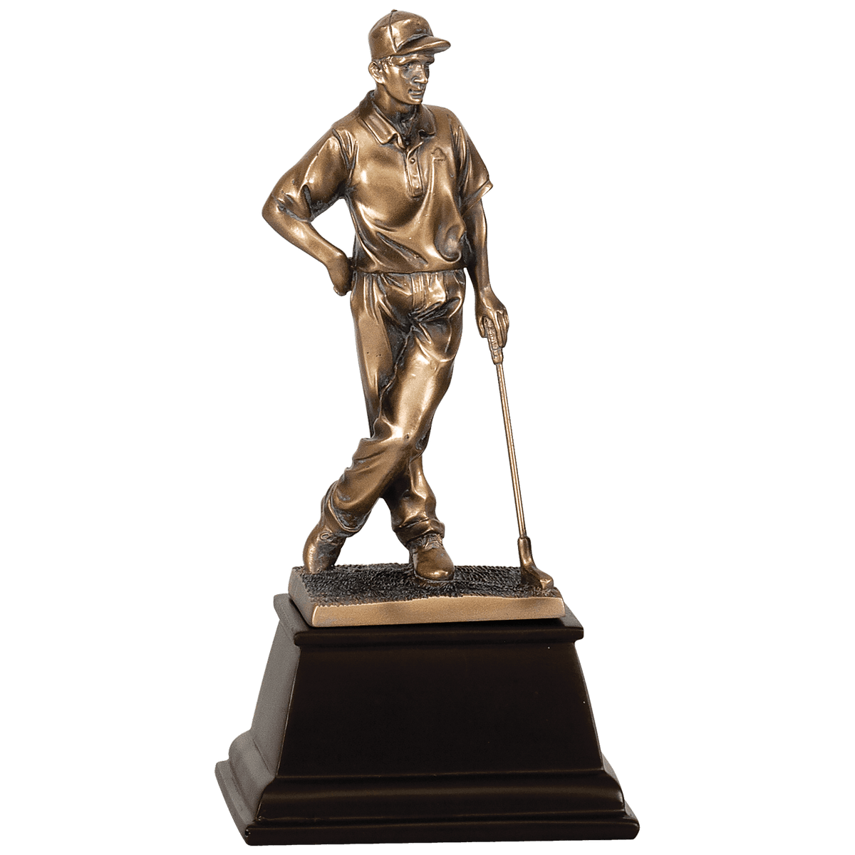 Bronze Male Golf Resin Award — 9"