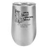 Polar Camel Stemless Wine Tumbler with Standard Lid