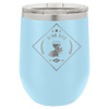 Polar Camel Stemless Wine Tumbler with Standard Lid