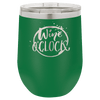 Polar Camel Stemless Wine Tumbler with Standard Lid