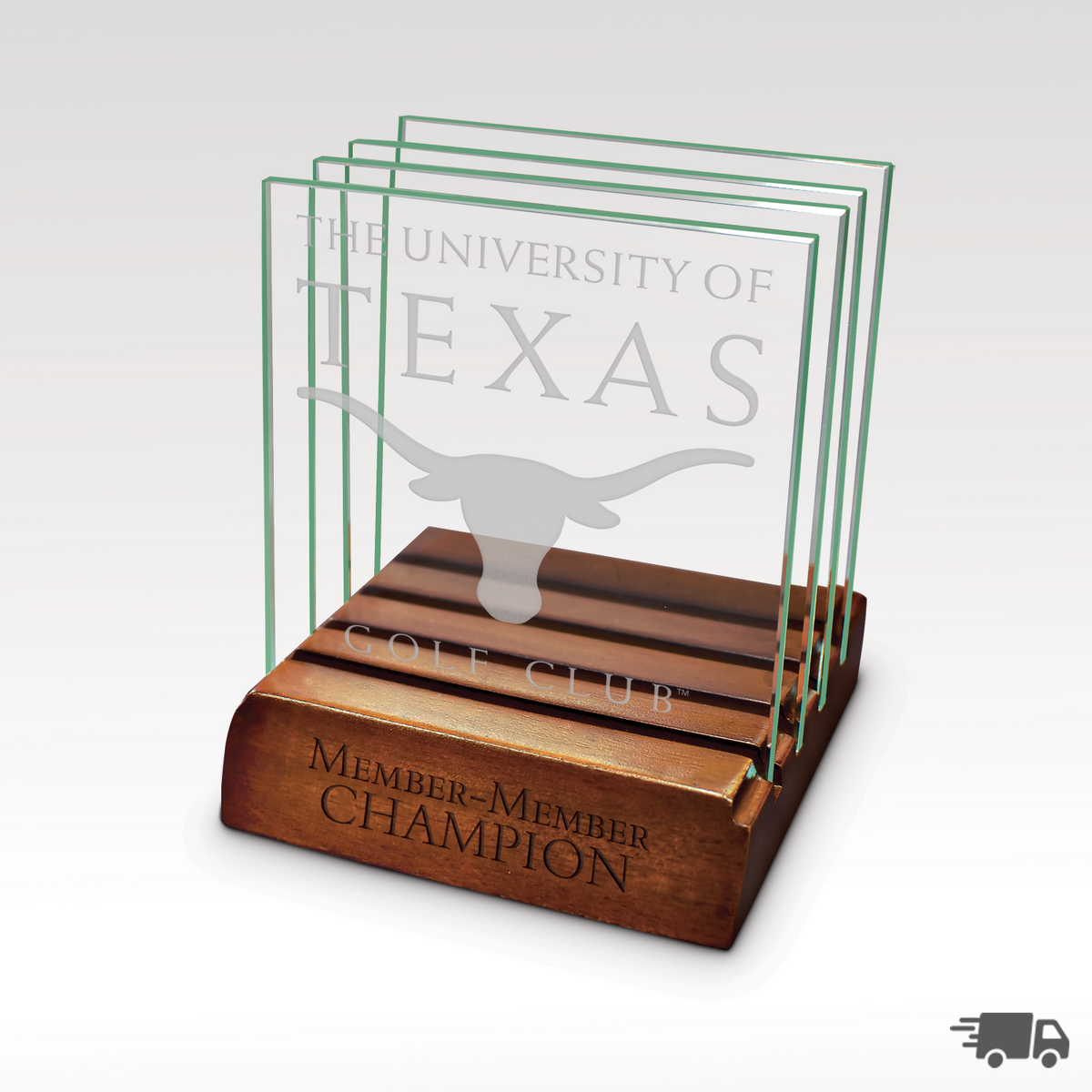 Glass Coaster with Base product photograph