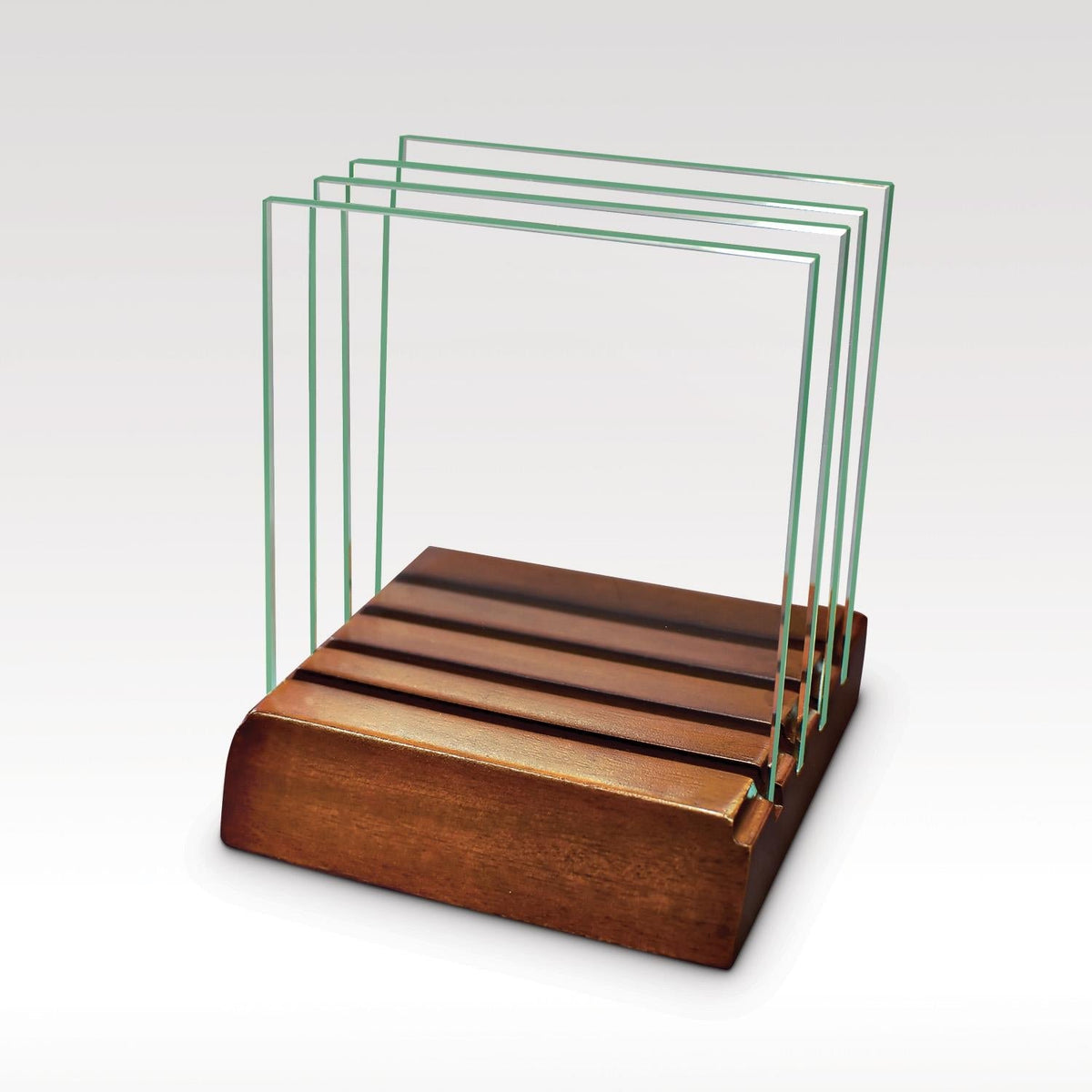Glass Coaster with Base product photograph