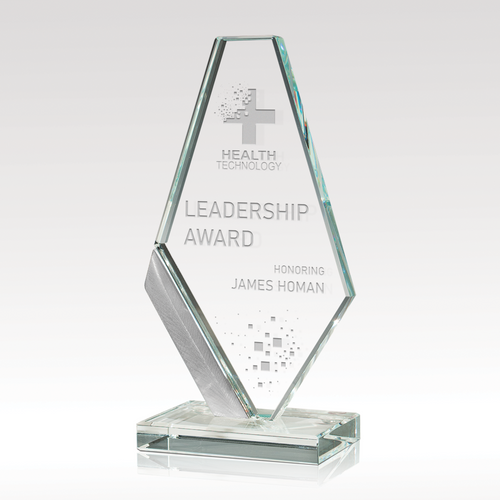 Lyon Glass and Brushed Aluminum Award