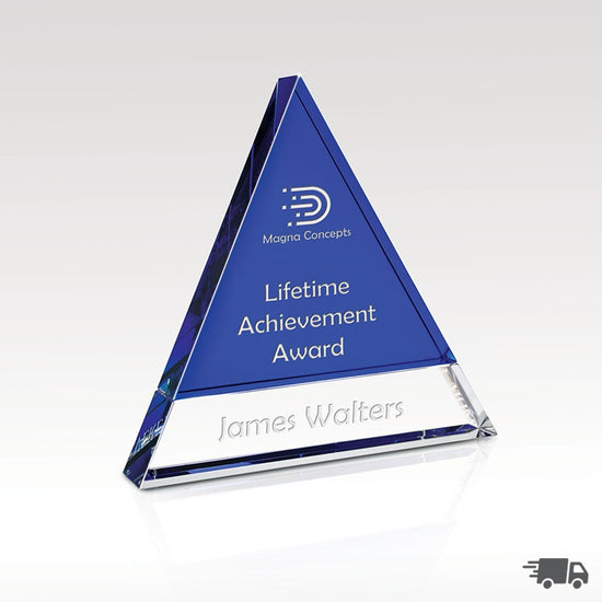 Indigo Peak Crystal Award — 6 Inches