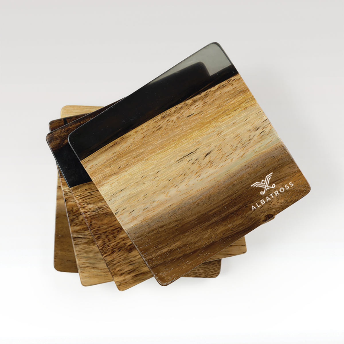 Acacia Coaster Set product view