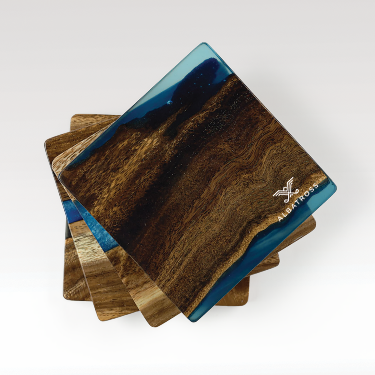 Acacia Coaster Set product view