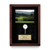 Mahogany Frame with Scorecard/Photo