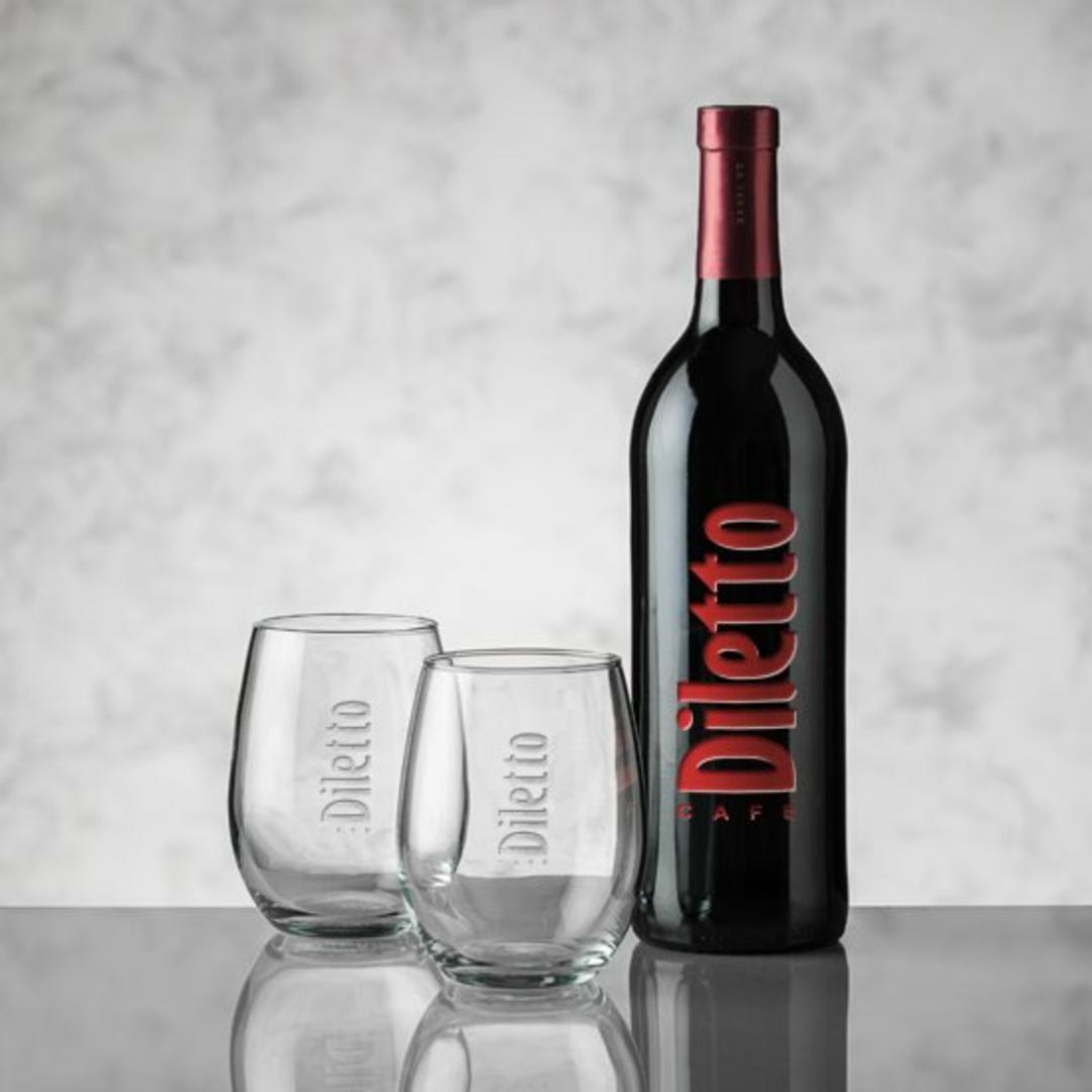 Stanford Wine Bottle & Glass Gift Set
