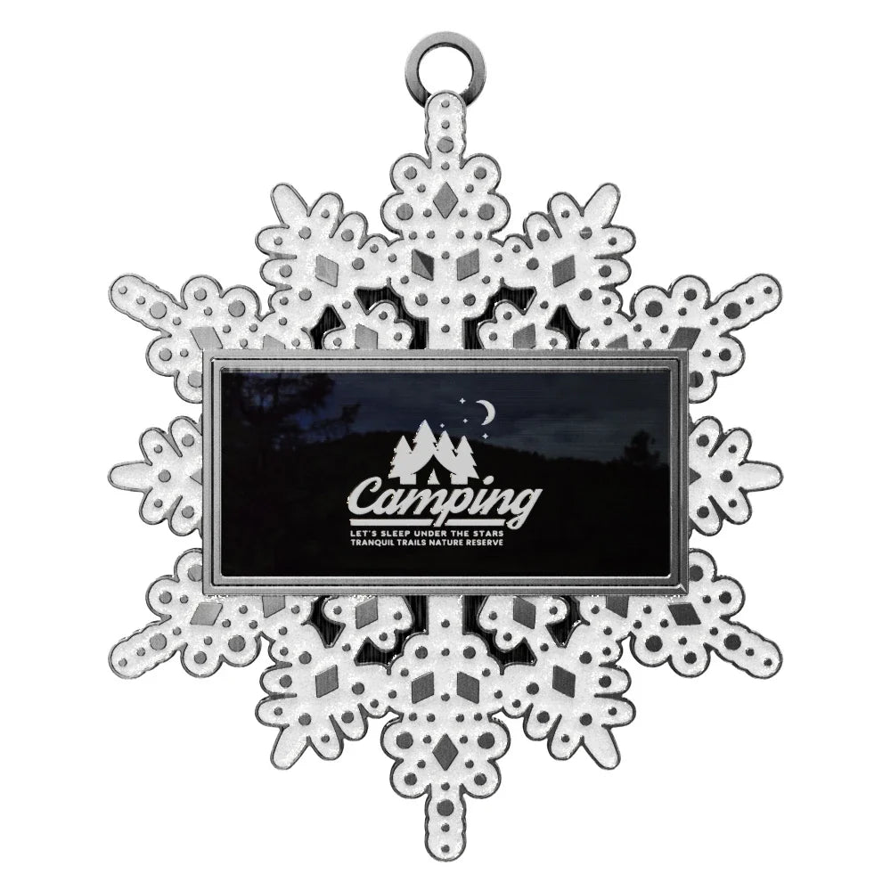 Express Snowflake Holiday Ornament