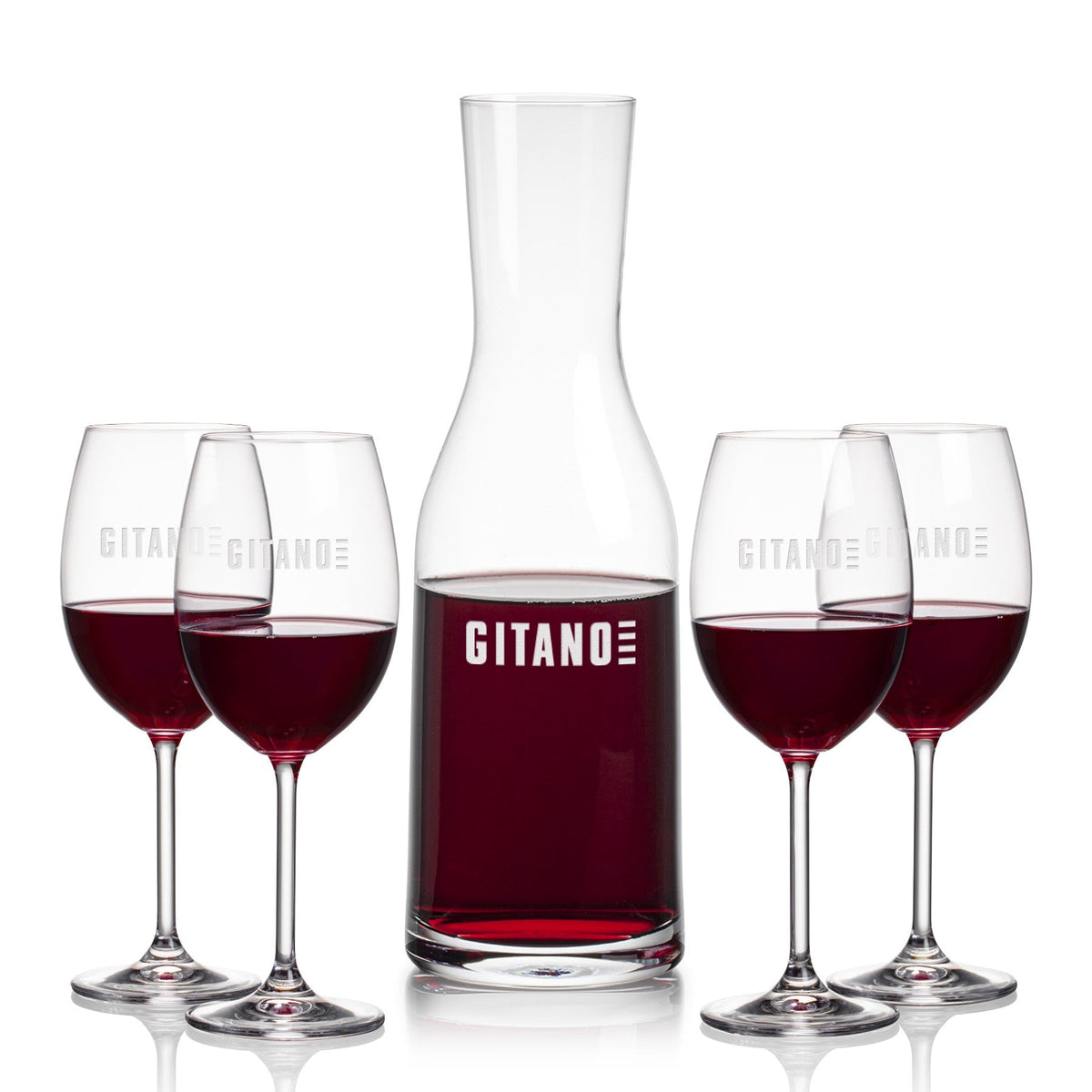 Caldmore Carafe & Blyth Wine — Deep Etch example; representative set photo