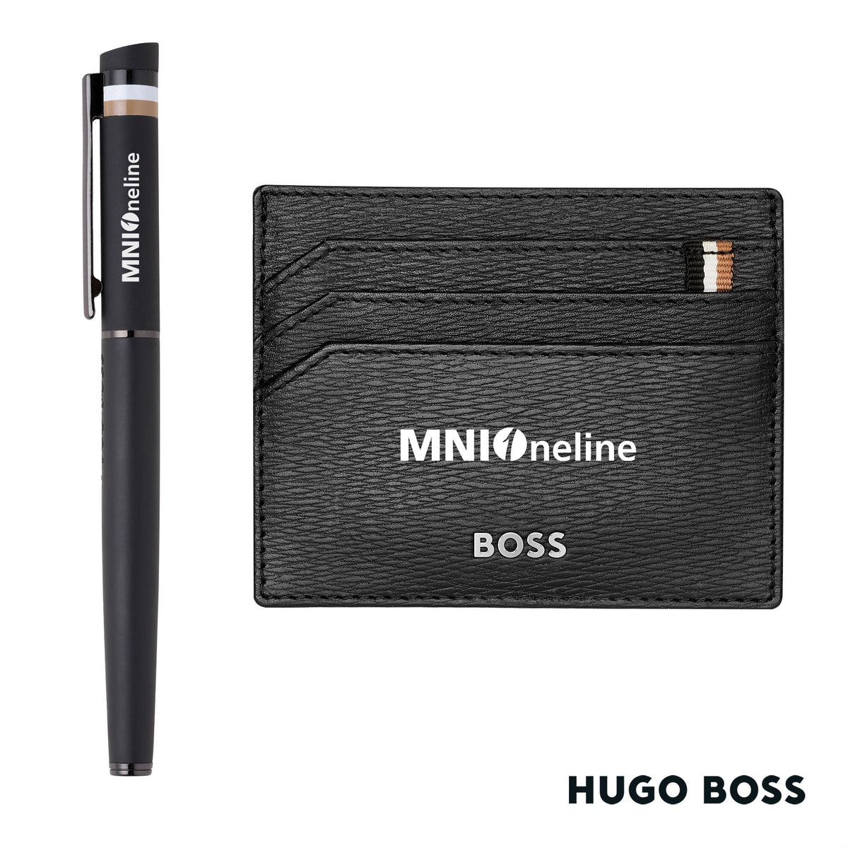 Hugo Boss® Rollerball Pen & Card Holder Set