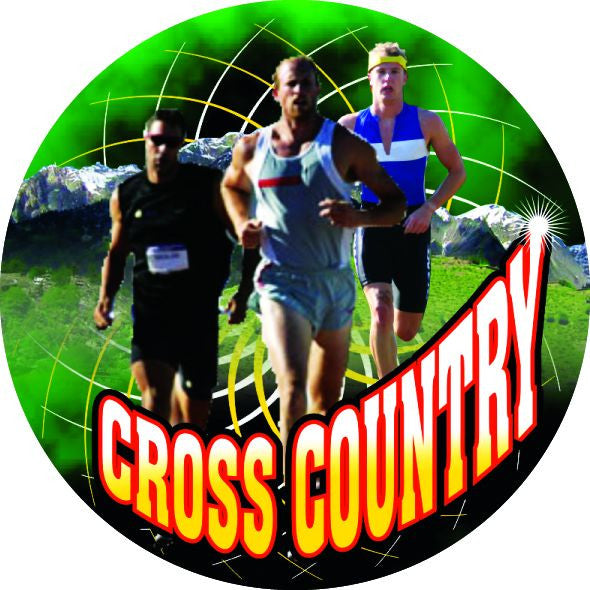 Male Cross Country Vibraprint® Label