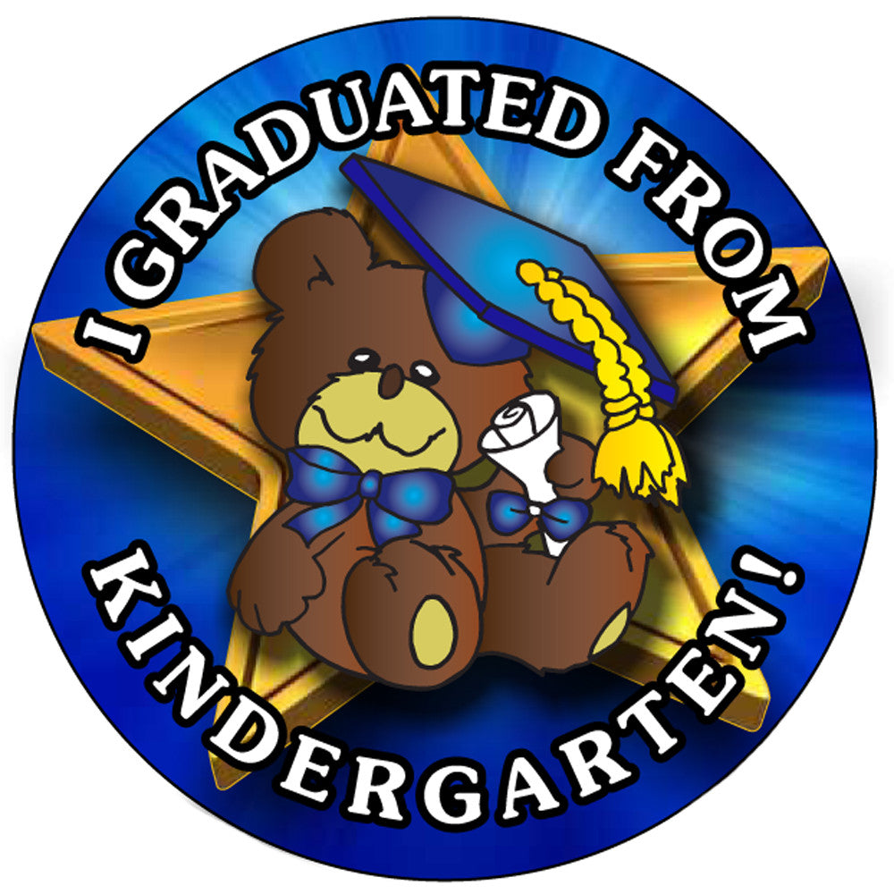 Kindergarten Graduation Vibraprint® Label
