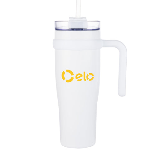Aralia Tumbler w/Handle & Straw Lid - 30oz