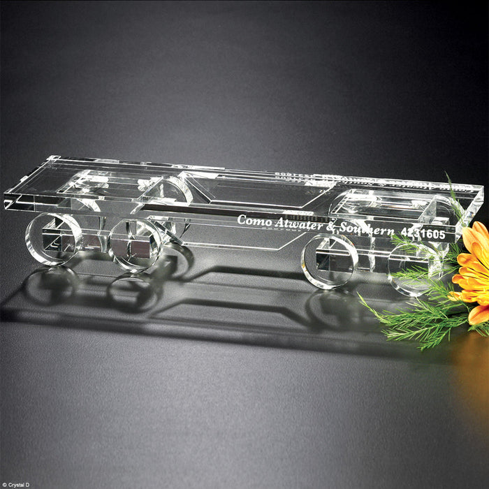 Flatcar Train 10-1/2" W - Crystal D