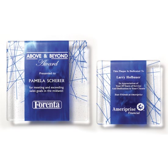 Fusion Art Glass Plaque - Color Options