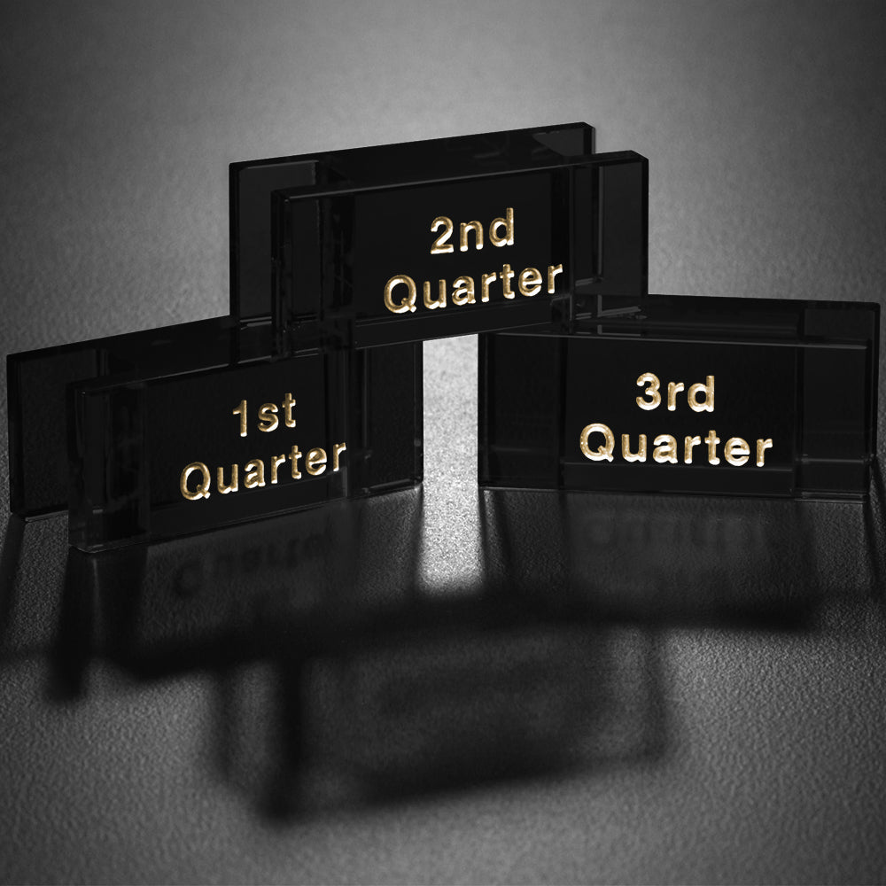 Goal-Setter Block - Black — 2" W x 3/4" H