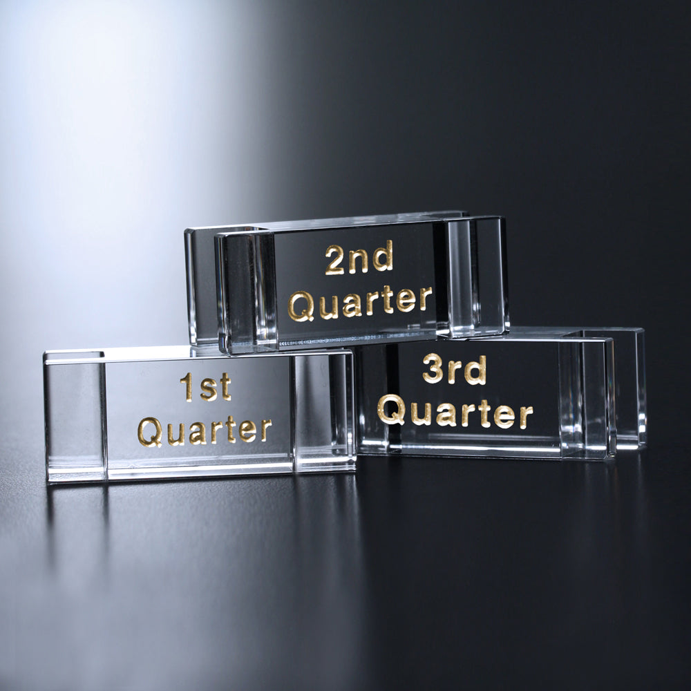 Goal-Setter Block - Clear — 2" W x 3/4" H