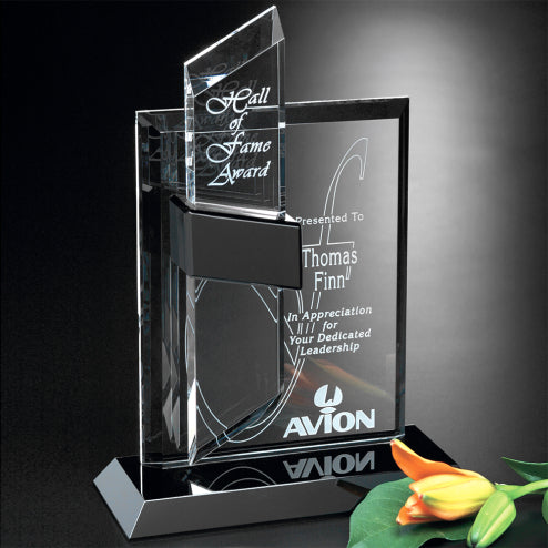 Intrepid Optical Crystal and Black Glass Award