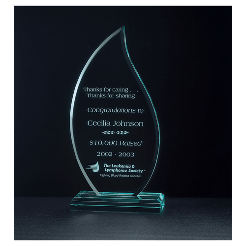 Flame Series Jade Acrylic Award