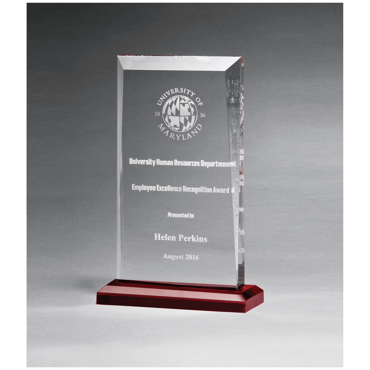 Apex Series Clear Acrylic Award