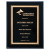 Black High Gloss Florentine Plaque