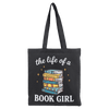 Black Cotton Canvas Tote