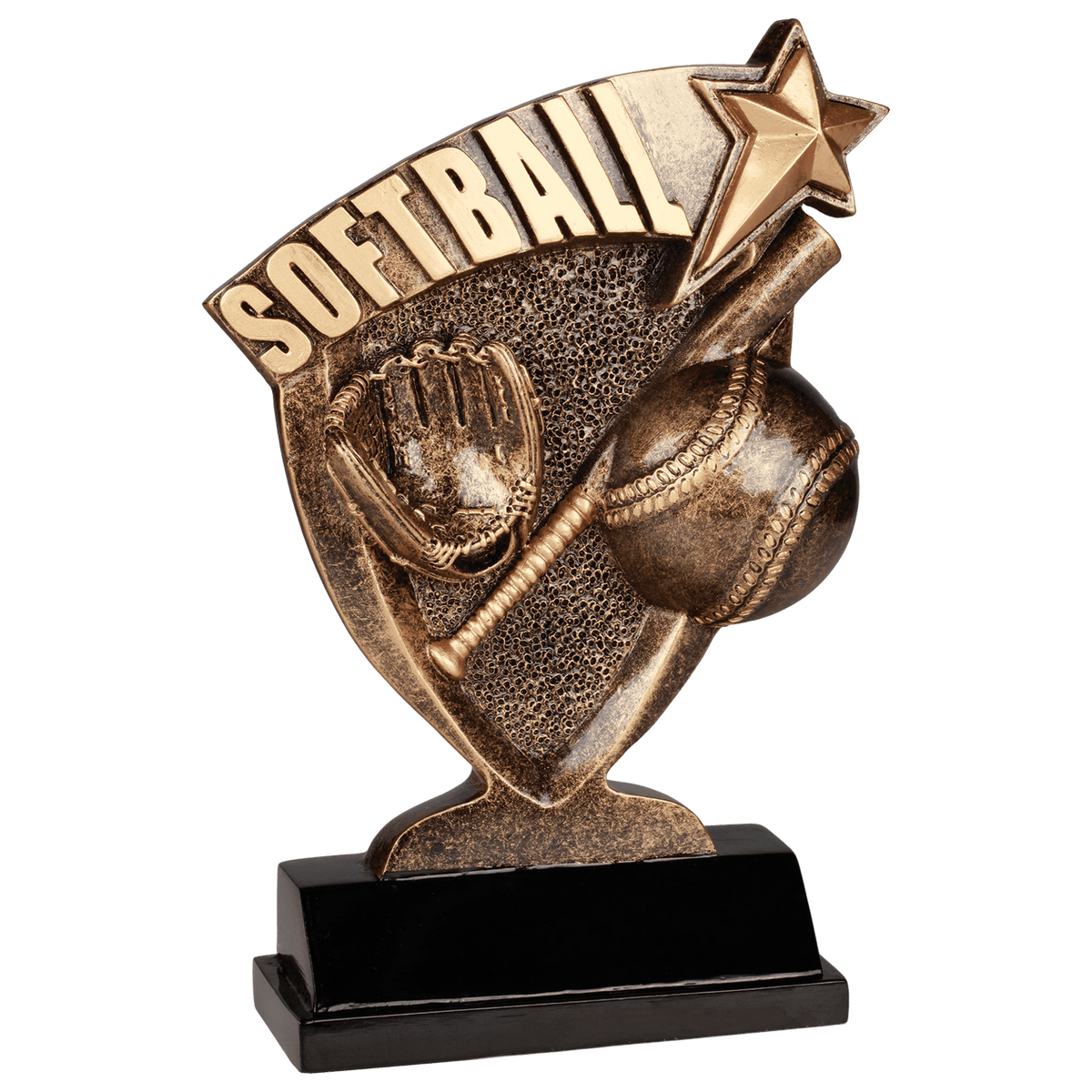 6" Softball Broadcast Resin