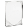 Crystal Rectangle Award with Two Front Bevels