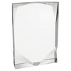 Crystal Rectangle Award with Two Front Bevels