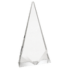 Crystal Triangle Award with Two Front Bevels