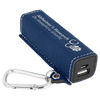 Laserable Leatherette 2200 mAh Power Bank with USB Cord