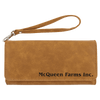 Wallet with Strap - Laserable Leatherette, Creekside Collection, 7 1/2" x 4"