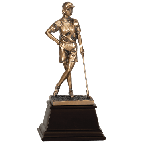 Bronze Female Golf Resin Award