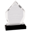 Fusion Diamond Impress Acrylic with Black Glass Base