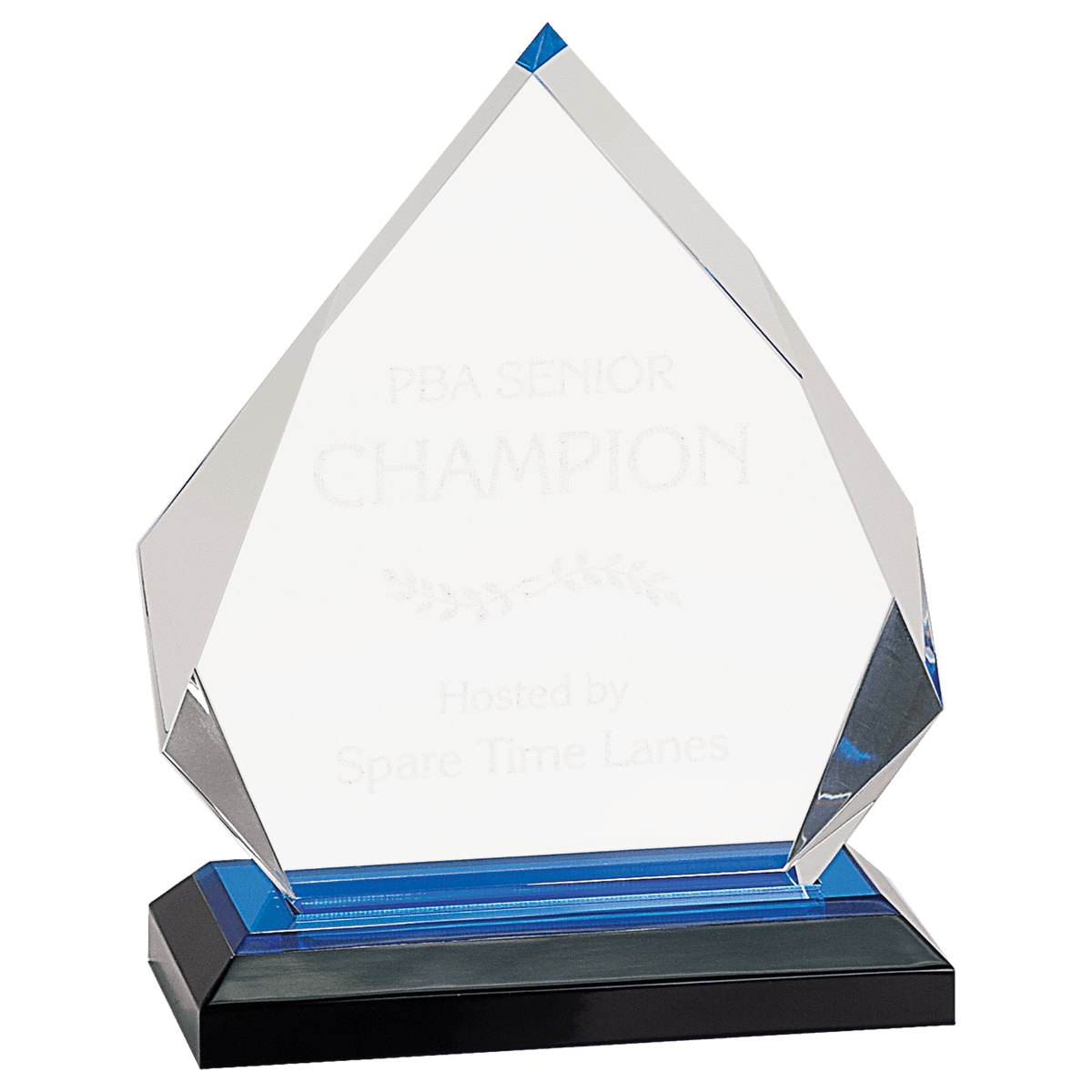 Blue Diamond Impress Acrylic Award