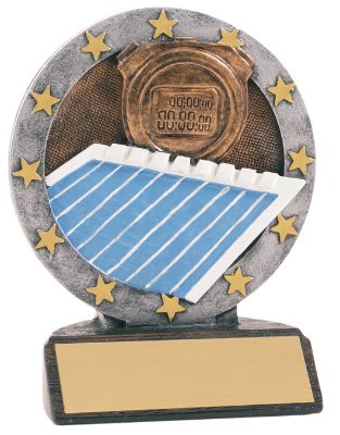 4 1/2" Swimming All Star Resin