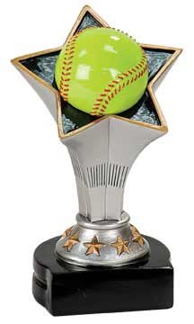 Softball Rising Star Resin Award