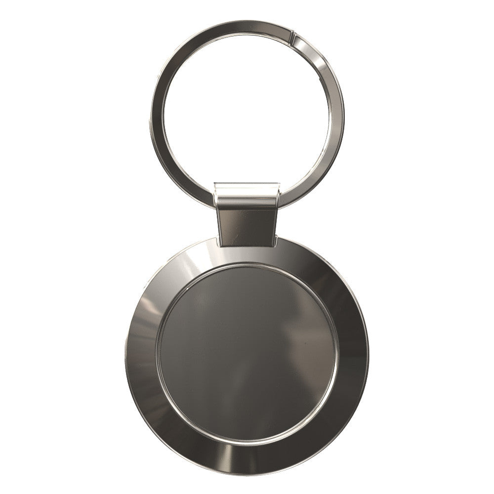 Premium Silver Round Key Tag