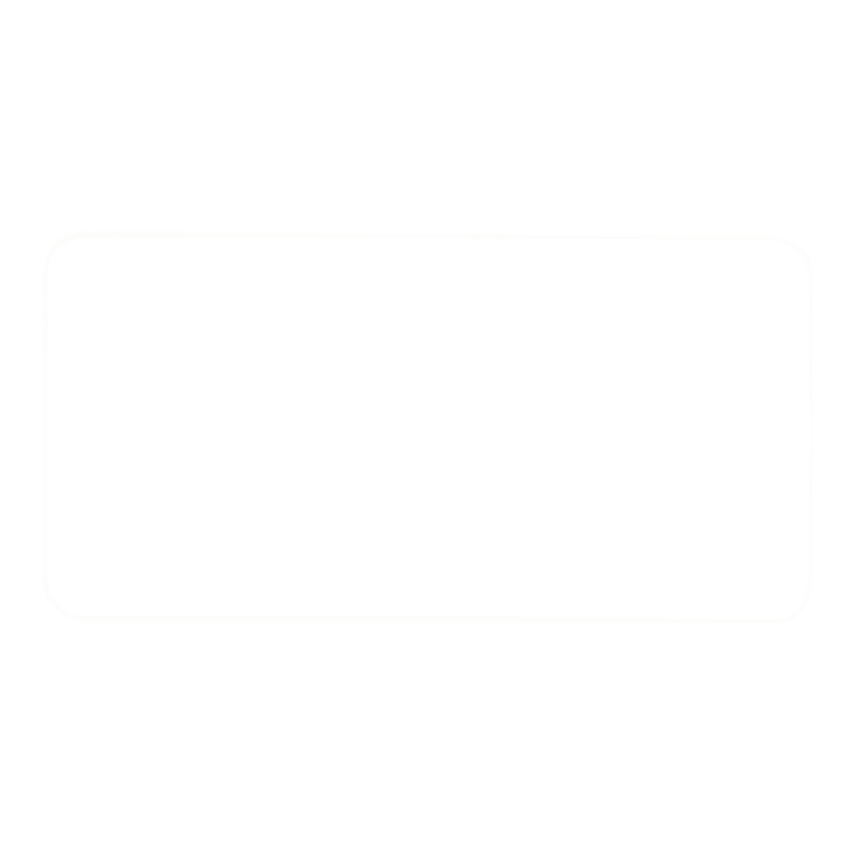 Personalized Engraved Plastic Name Badge – 3" x 1.5", Rounded Corners