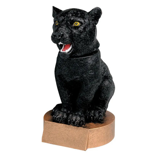 Mascot Bobble Head Panther - 6"