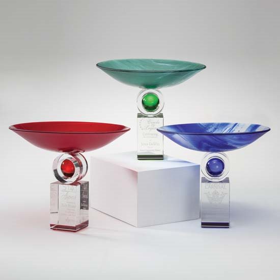 Reflections Art Glass Bowl Award