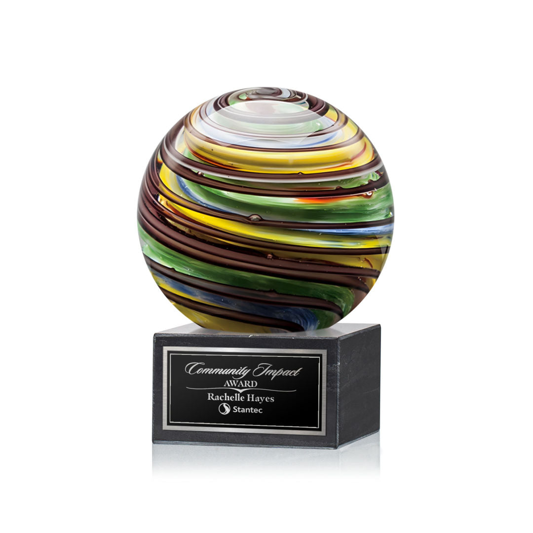Lunar Award on Square Marble