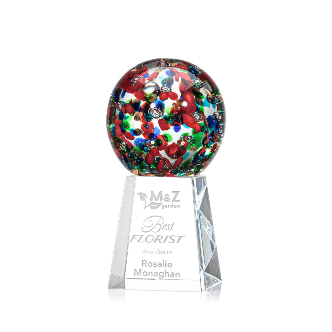 Fantasia Art Glass Award – Base & Size Options