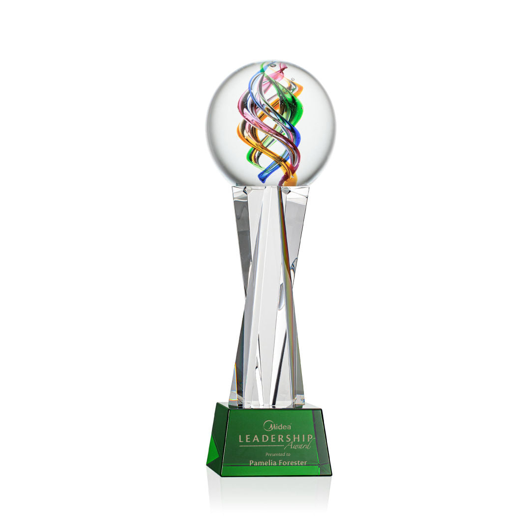 Galileo Award on Grafton Base - Green