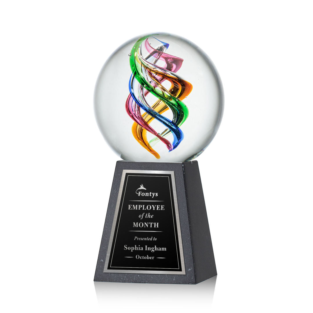 Galileo Award on Tall Marble Base