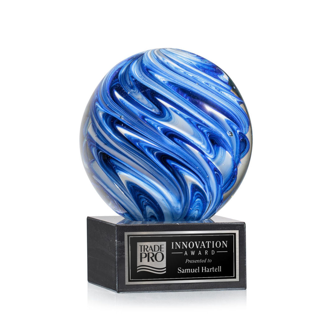 Naples Award on Square Marble Base