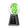 Vortex Award on Tall Marble Base - Black