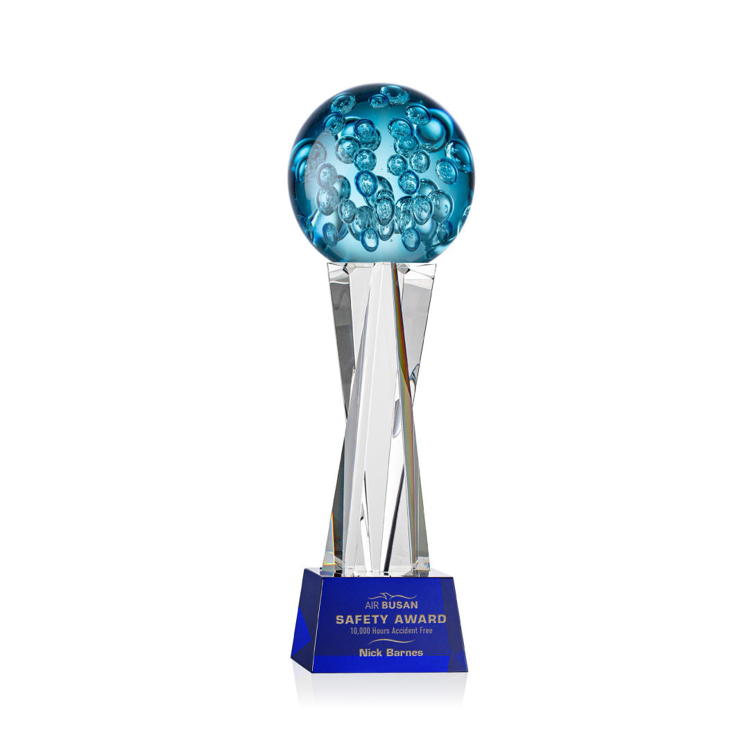 Addison Award on Grafton Base - Blue